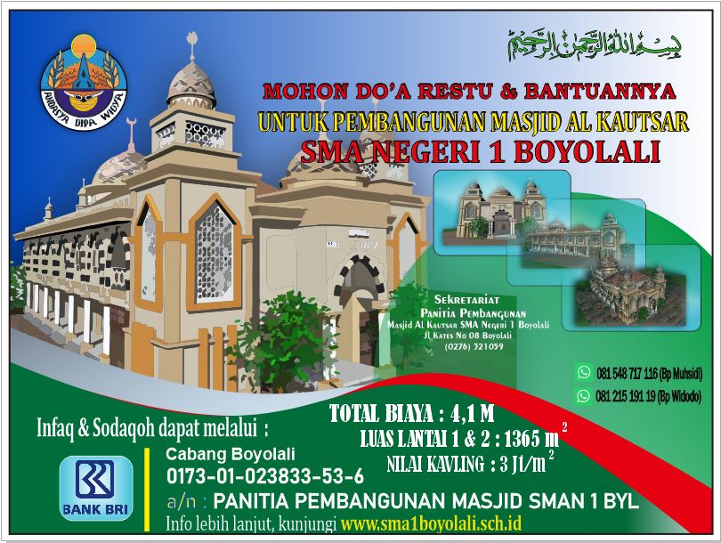 Rekening Donatur Renovasi Masjid